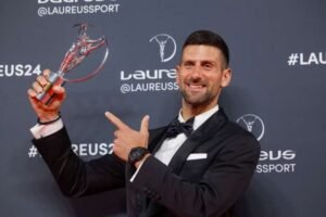 Defeating Messi and Haaland, Djokovic sets a record at the 'Sports Oscars' 4