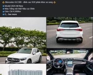 Surprised at the asking price of the 'super-gliding' Mercedes GLC 300 with only 4,500 km on the road 3